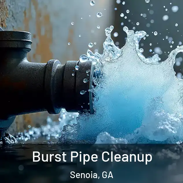  Burst Pipe Cleanup Senoia, GA