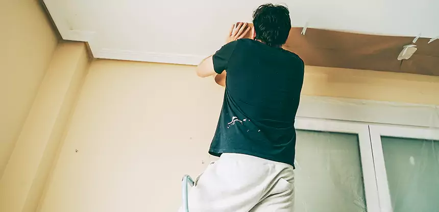 Ceiling Water Damage Repair in Senoia