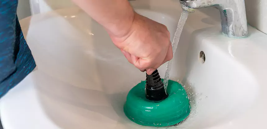 Sink Standing Water Blockage Removal in Senoia