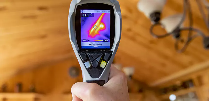 Infrared Camera Roof Leak Detection in Senoia