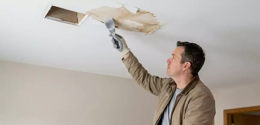 Dry Ceiling After Water Leak in Senoia