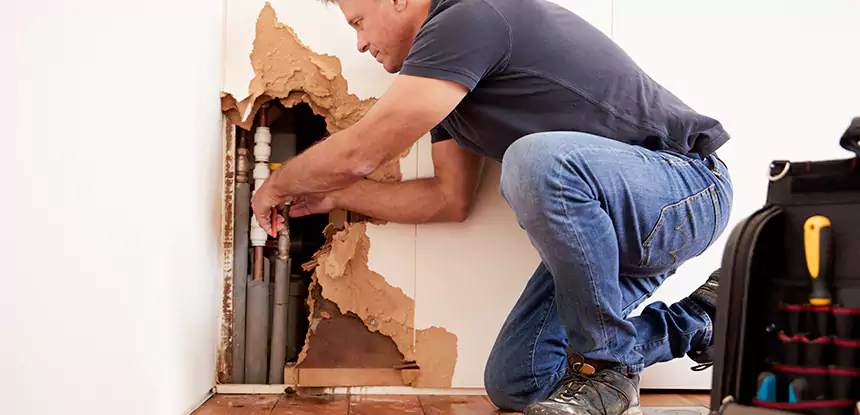 Broken Pipe Water Damage Repair in Senoia