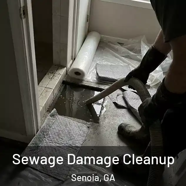  Sewage Damage Cleanup Senoia, GA